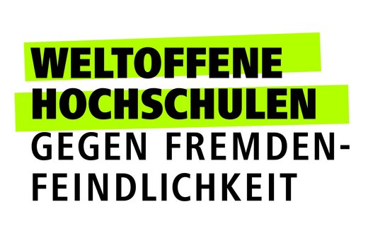 Logo "Weltoffene Hochschulen - Gegen Fremdenfeindlichkeit"