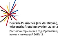 Logo Deutsch-Russisches Jahr der Bildung, Wissenschaft und Innovation 2011/12