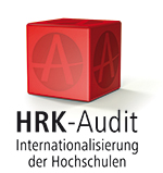 Logo des HRK-Projekts Audit - Internationalisierung der Hochschulen mit Link zur Seite