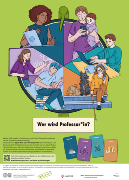 Plakat "Wer wird Professor*in?"