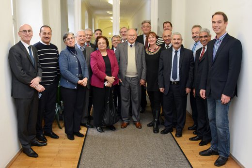 Group shot at Bamberg University