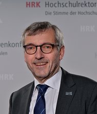 Prof. Dr. Walter Rosenthal, HRK President (Photo: HRK/Jürgen Scheere)