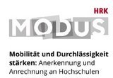 Logo des HRK-Projekts MODUS mit Link zur Seite