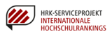 Logo des Serviceprojekts Internationale Hochschulrankings mit Link zur Seite