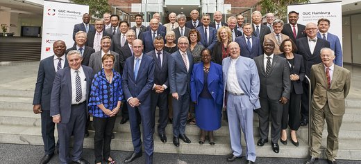 Teilnehmerinnen und Teilnehmer des Global University Leaders Council 2019 (Foto: Körber-Stiftung/Claudia Höhne)