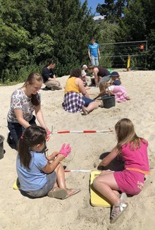 Ausgrabung für Kinder, ein Projekt von Archäologie Diagonal.