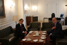 Ambassador Wittig and Professor Alt