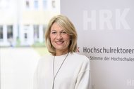 Prof. Dr. Anja Steinbeck, HRK Vice-President (Photo: HRK/Hermann Pentermann)