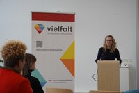 Dr. Julia Neuhaus bei der Auftaktveranstaltung der BHT